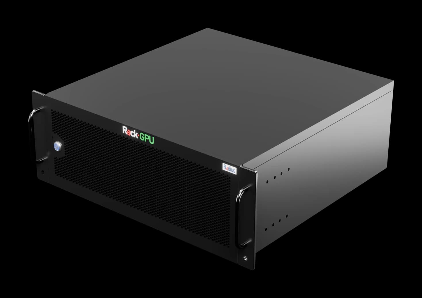 Montajı tamamlanmış Rack-GPU 4U kasa